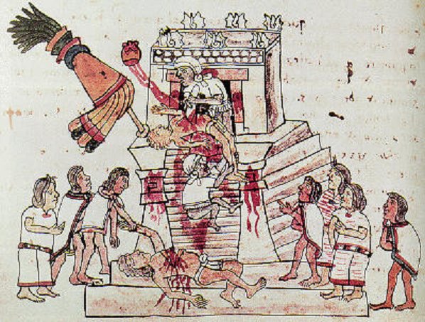 From the Codex Magliabechiano  (Aztec)